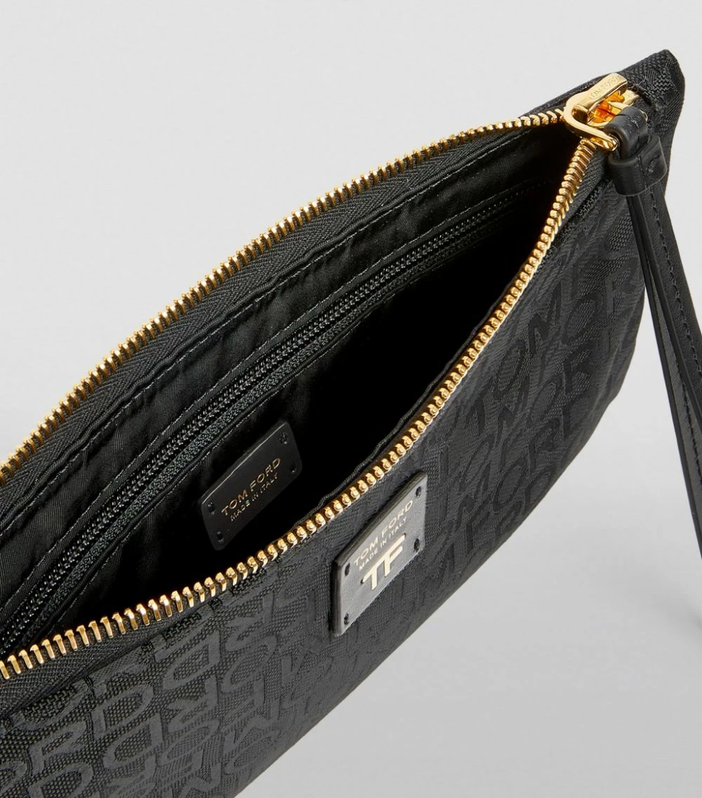 TOM FORD All-Over Logo Flat Travel Pouch U9000 Pouches 4 TOM FORD All-Over Logo Flat Travel Pouch U9000 Pouches - Image 4