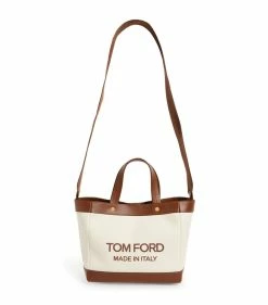 TOM FORD Canvas T Screw Tote Bag C7713 Tote Bags