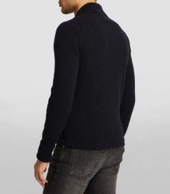 TOM FORD Cashmere Shawl Cardigan 402 DK BLU SLD Cardigans 9 TOM FORD Cashmere Shawl Cardigan 402 DK BLU SLD Cardigans -Tom Ford Store tom ford cashmere shawl cardigan 16905379 33532441 1000
