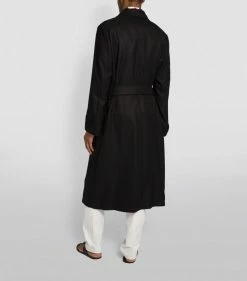 TOM FORD Cashmere Twill Robe 001 BLK SLD Dressing Gowns 9 TOM FORD Cashmere Twill Robe 001 BLK SLD Dressing Gowns -Tom Ford Store tom ford cashmere twill robe 16778343 33023712 1000