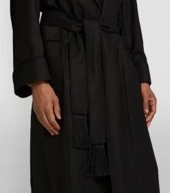 TOM FORD Cashmere Twill Robe 001 BLK SLD Dressing Gowns 11 TOM FORD Cashmere Twill Robe 001 BLK SLD Dressing Gowns -Tom Ford Store tom ford cashmere twill robe 16778343 33024388 1000