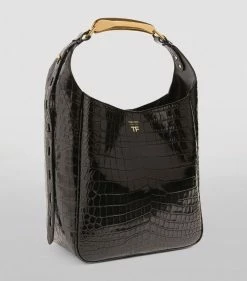 TOM FORD Croc-Embossed Shoulder Bag u9000 Shoulder Bags 8 TOM FORD Croc-Embossed Shoulder Bag u9000 Shoulder Bags -Tom Ford Store tom ford croc embossed shoulder bag 17288009 35320095 1000