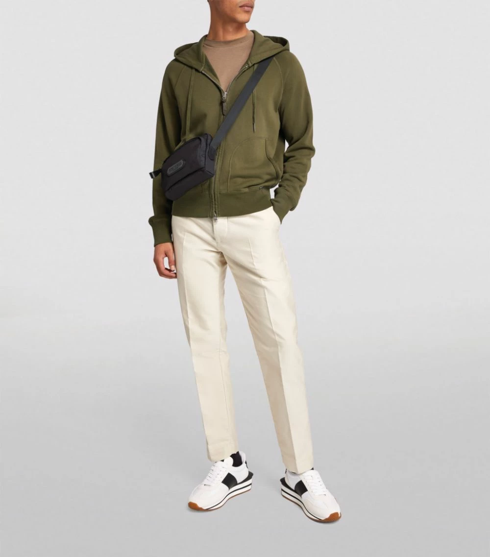 TOM FORD Garment-Dyed Hoodie 312 MD GRN SLD Hoodies 2 TOM FORD Garment-Dyed Hoodie 312 MD GRN SLD Hoodies - Image 2