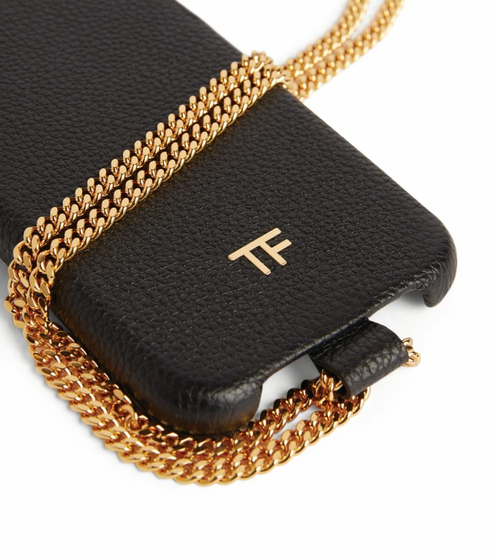 TOM FORD Leather Chain Phone Case U9000 Mobile Phone Accessories 3 TOM FORD Leather Chain Phone Case U9000 Mobile Phone Accessories - Image 3