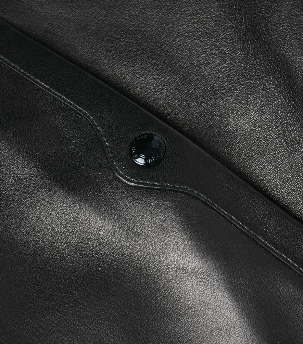 TOM FORD Leather-Panelled Jacket 001 BLK SLD Leather Jackets 5 TOM FORD Leather-Panelled Jacket 001 BLK SLD Leather Jackets - Image 5