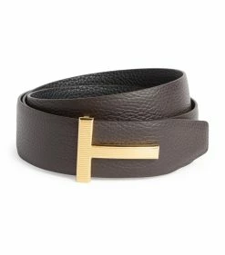 TOM FORD Leather Reversible Belt C7906BLKBRWN Belts