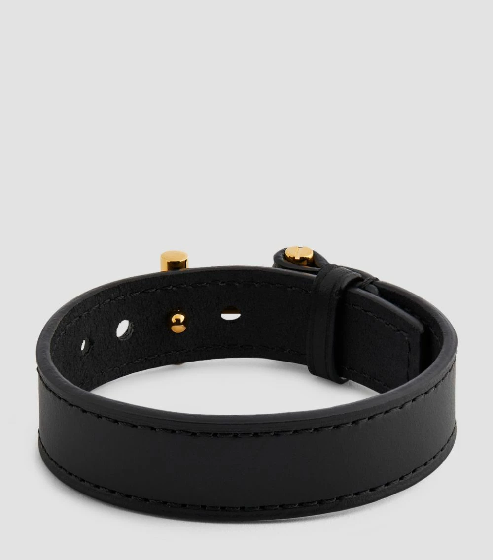 TOM FORD Leather T Bracelet BLG BLACK Jewellery 3 TOM FORD Leather T Bracelet BLG BLACK Jewellery - Image 3