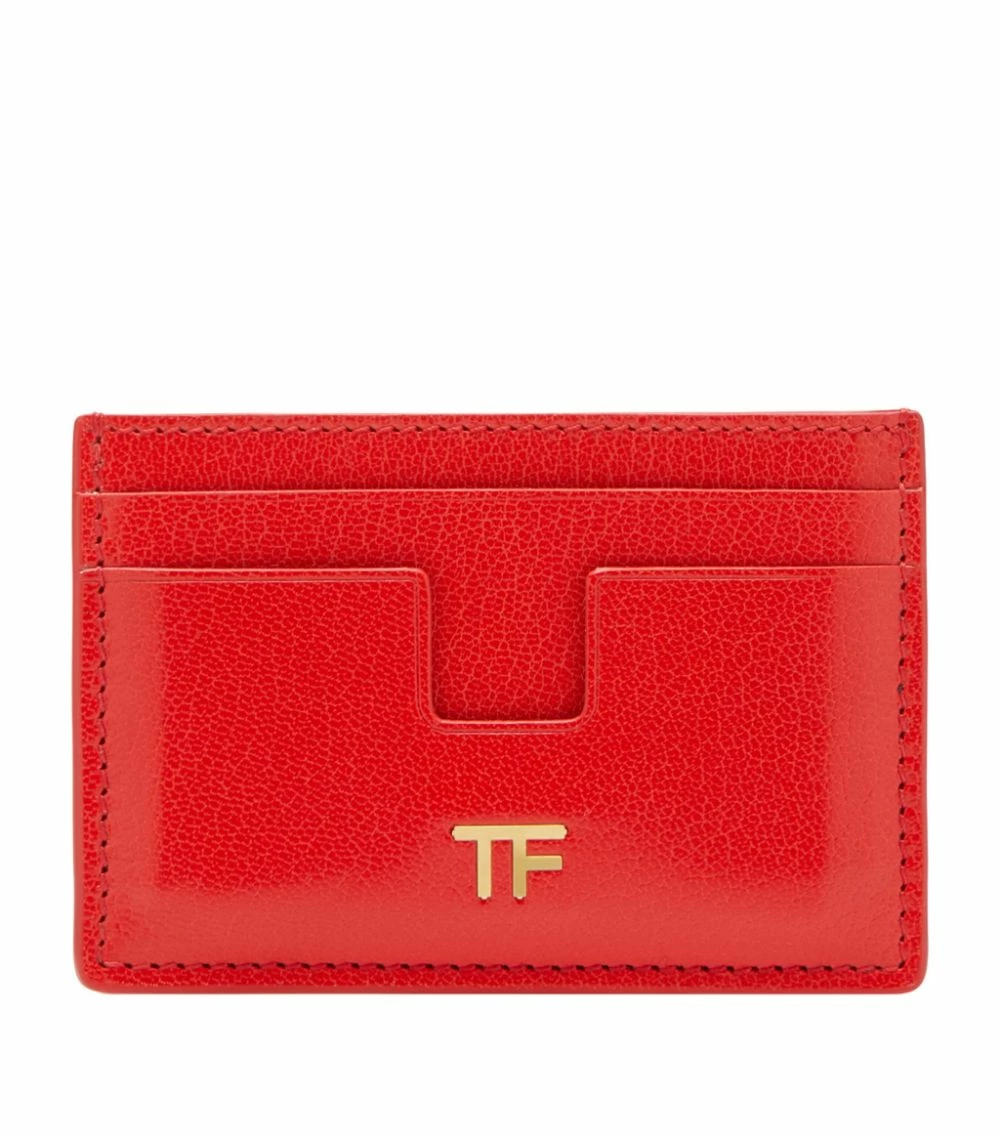 TOM FORD Leather T Card Holder U3106 Card Holders 1 TOM FORD Leather T Card Holder U3106 Card Holders