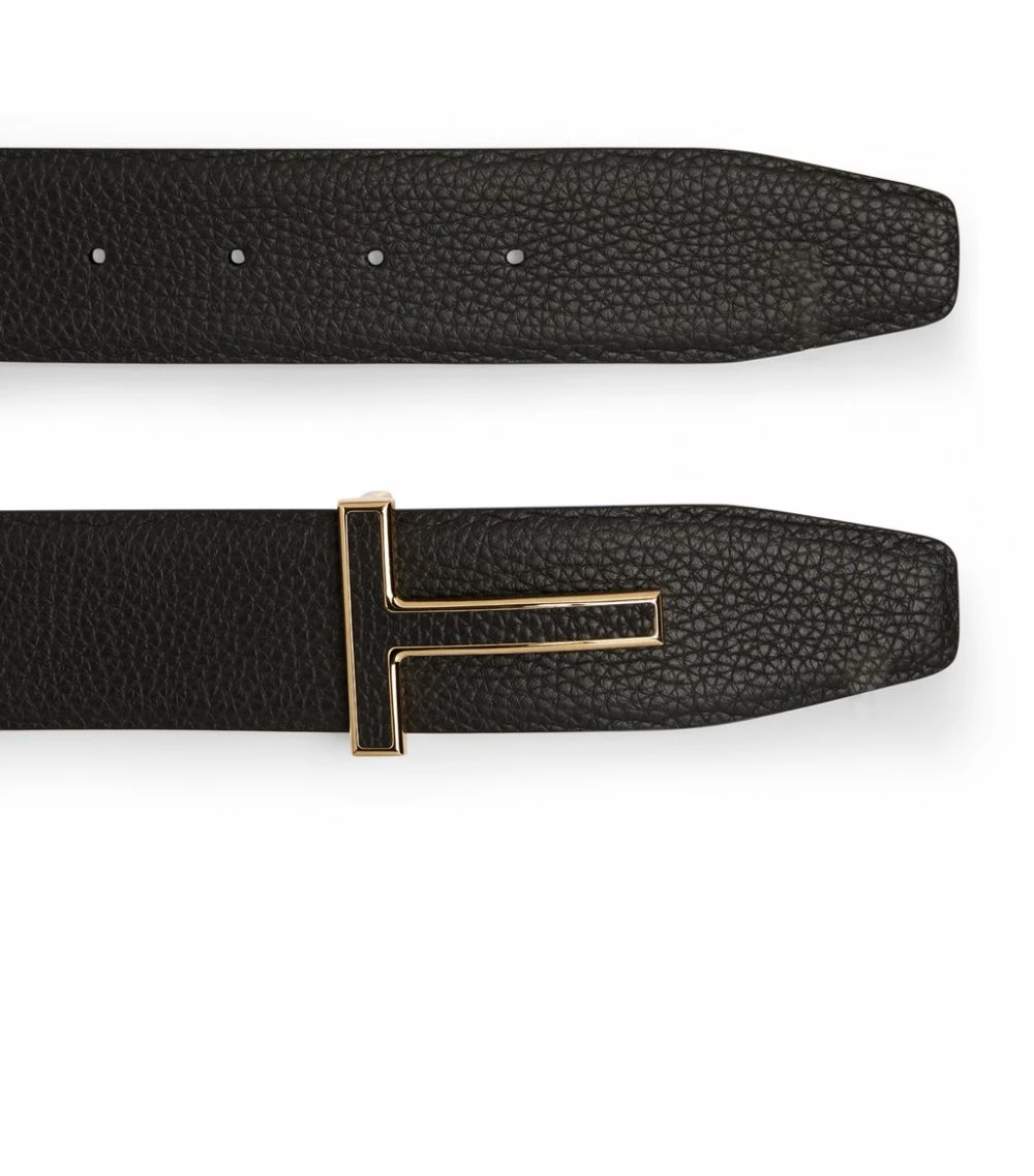 TOM FORD Leather T-Clasp Belt U7023BROWN Belts 2 TOM FORD Leather T-Clasp Belt U7023BROWN Belts - Image 2