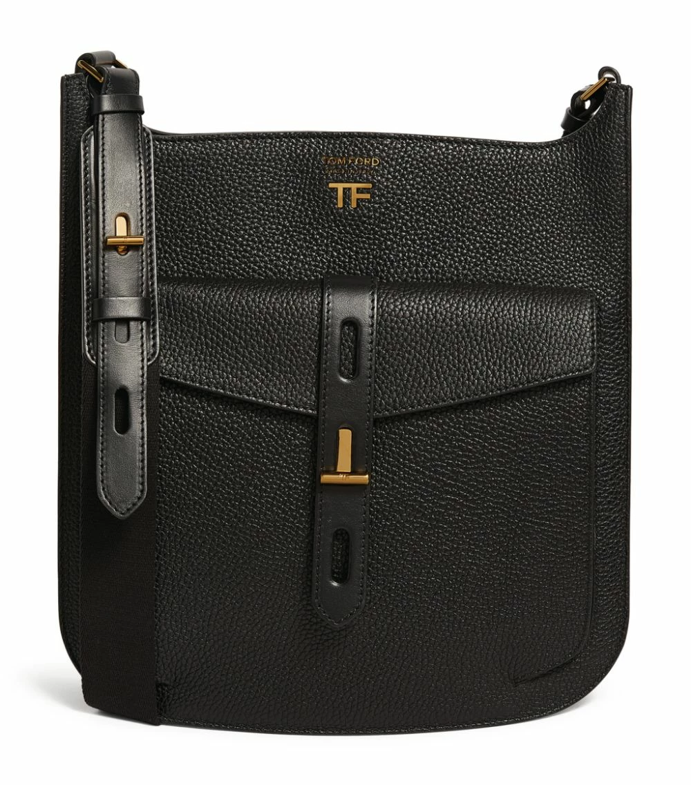 TOM FORD Leather T-Twist Hobo Shoulder Bag u9000 Shoulder Bags 1 TOM FORD Leather T-Twist Hobo Shoulder Bag u9000 Shoulder Bags