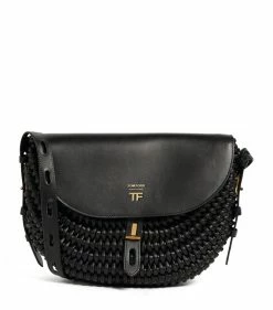 TOM FORD Leather Woven Shoulder Bag u9000 Shoulder Bags