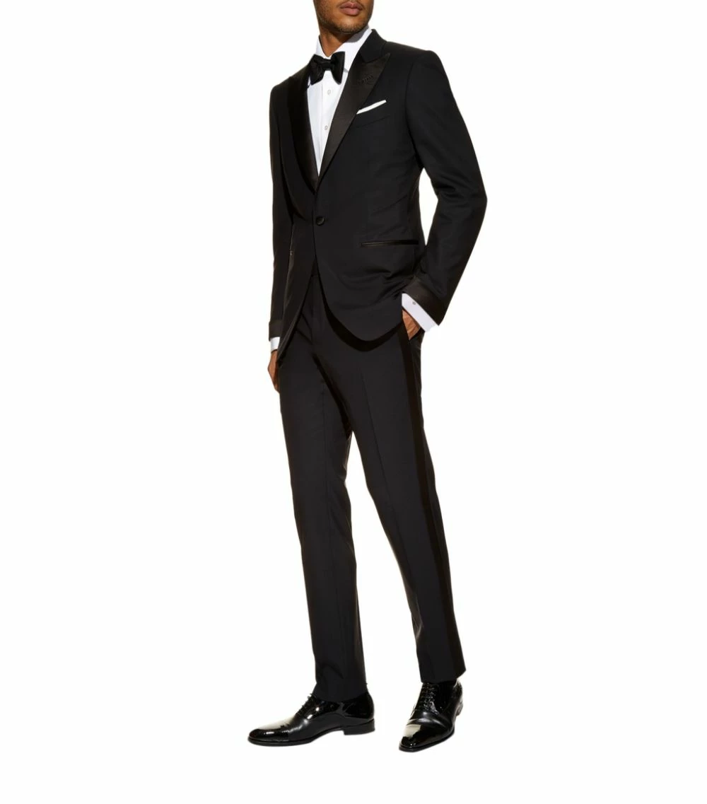 TOM FORD Piqué Cocktail Shirt WHITE Formal Shirts 4 TOM FORD Piqué Cocktail Shirt WHITE Formal Shirts - Image 4