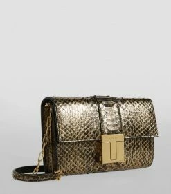 TOM FORD Python T Clasp Shoulder Bag U2006 Shoulder Bags 8 TOM FORD Python T Clasp Shoulder Bag U2006 Shoulder Bags -Tom Ford Store tom ford python t clasp shoulder bag 16456080 31682254 1000