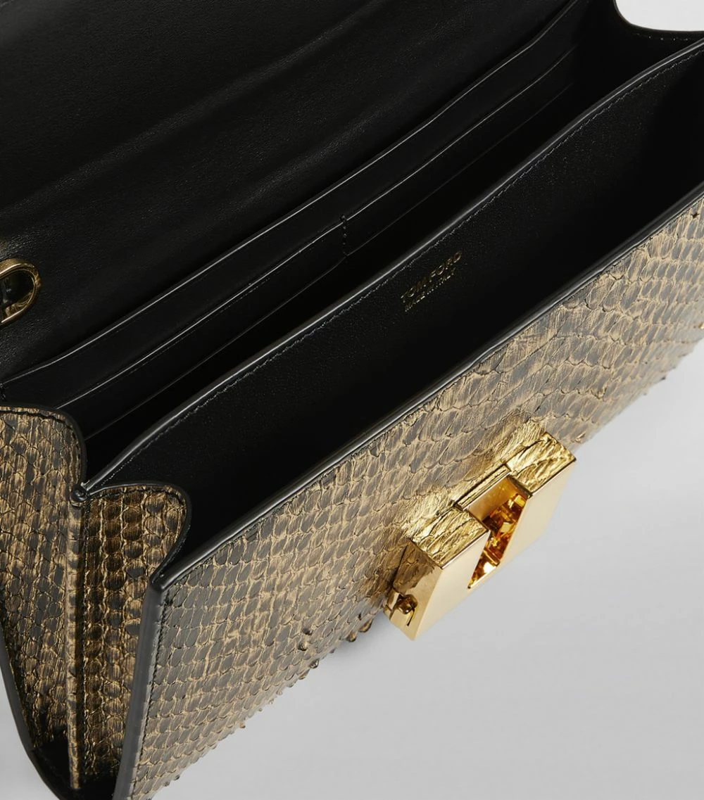 TOM FORD Python T Clasp Shoulder Bag U2006 Shoulder Bags 5 TOM FORD Python T Clasp Shoulder Bag U2006 Shoulder Bags - Image 5