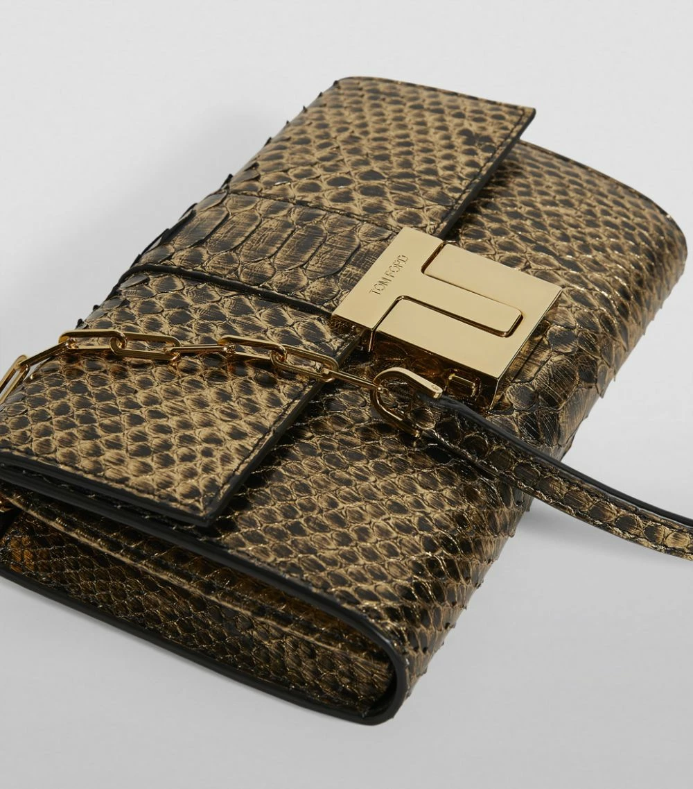 TOM FORD Python T Clasp Shoulder Bag U2006 Shoulder Bags 6 TOM FORD Python T Clasp Shoulder Bag U2006 Shoulder Bags - Image 6