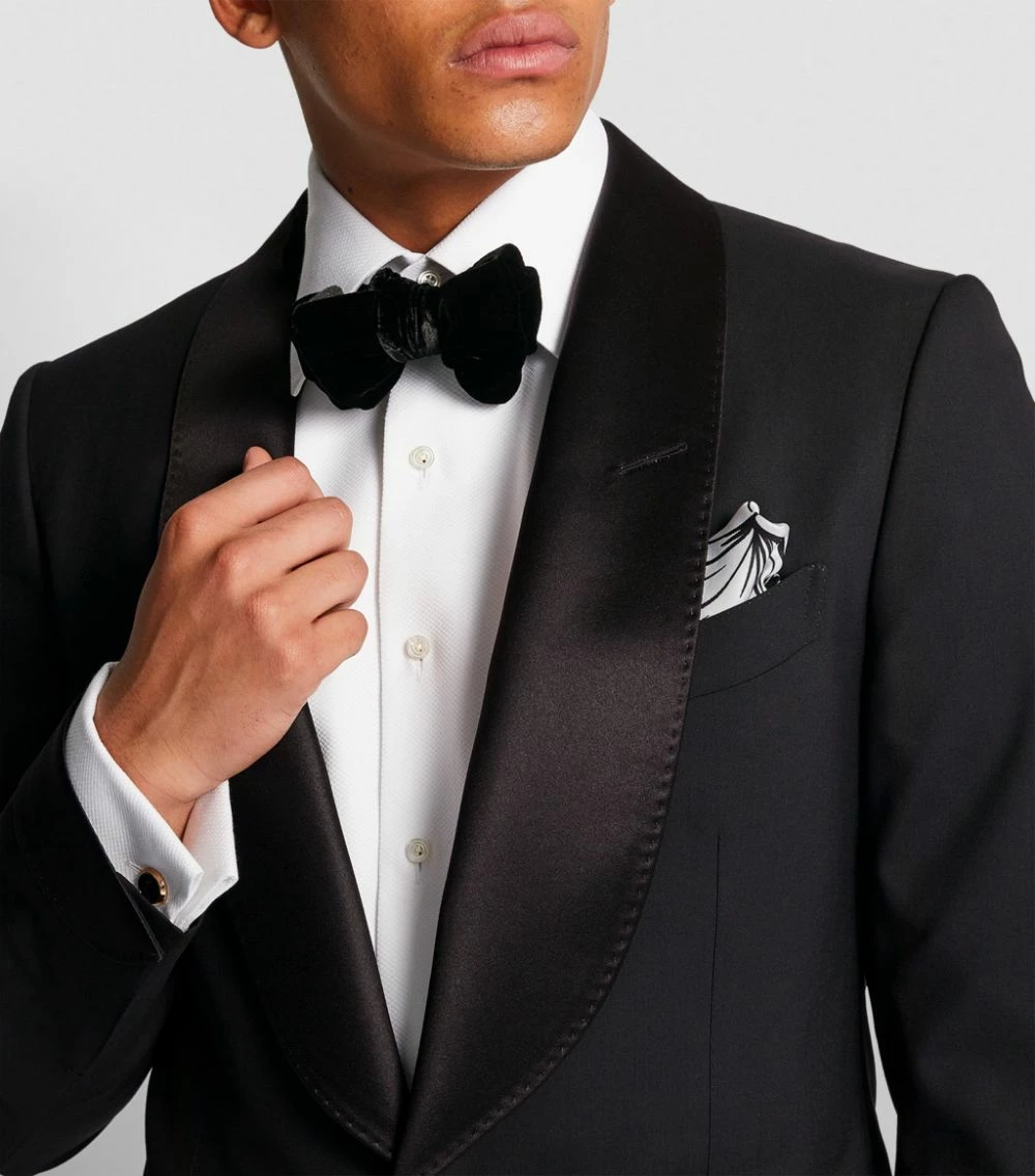 TOM FORD Shelton Satin-Trim Tuxedo 001 BLK Tuxedos 7 TOM FORD Shelton Satin-Trim Tuxedo 001 BLK Tuxedos - Image 7