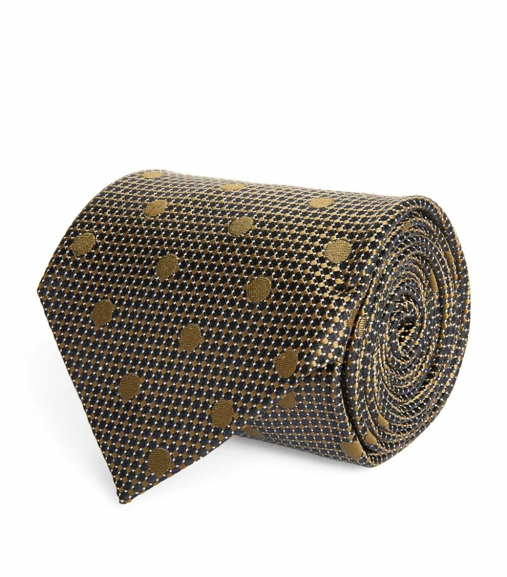 TOM FORD Silk Polka-Dot Tie 268 MD BGE FAN Neckties 1 TOM FORD Silk Polka-Dot Tie 268 MD BGE FAN Neckties
