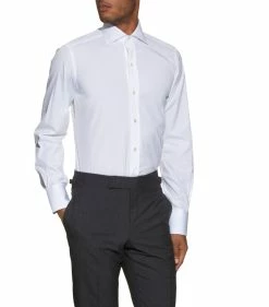 TOM FORD Slim Fit Barrel Cuff Shirt 100 WHT Formal Shirts -Tom Ford Store tom ford slim fit barrel cuff shirt 15015203 25202515 1000