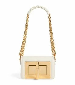 TOM FORD Small Leather Natalia Shoulder Bag U1003 Top Handle Bags