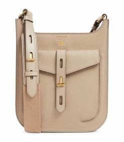 TOM FORD Small Leather T Twist Cross-Body Bag U8006 Crossbody Bags
