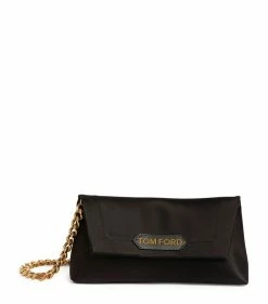 TOM FORD Small Satin Chain Clutch Bag u9000 Clutch Bags