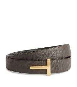 TOM FORD TF BELT TBAR LTHR RVRSBL C7906BROWNBLK Belts