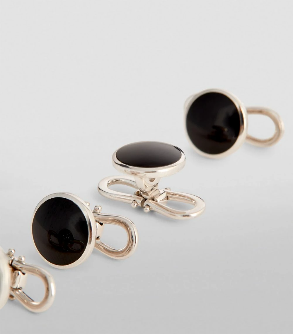 TOM FORD TF CUFF STUDS GOLD WGB Cufflinks 4 TOM FORD TF CUFF STUDS GOLD WGB Cufflinks - Image 4