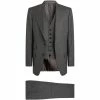 TOM FORD Windsor Check 3-Piece Suit 911R85 GREY POW 3 Piece Suits